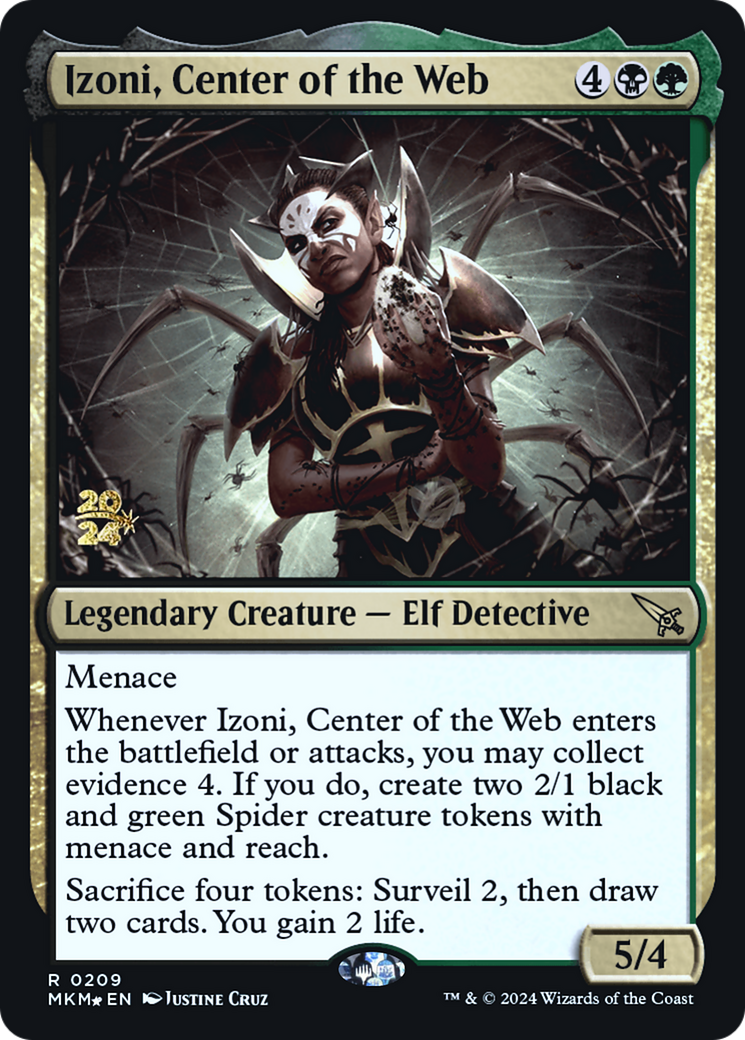 Izoni, Center of the Web [Murders at Karlov Manor Prerelease Promos] | Exor Games New Glasgow