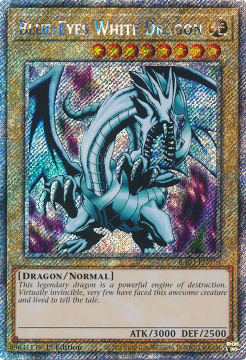 Blue-Eyes White Dragon (Platinum Secret Rare) [RA03-EN079] Platinum Secret Rare | Exor Games New Glasgow