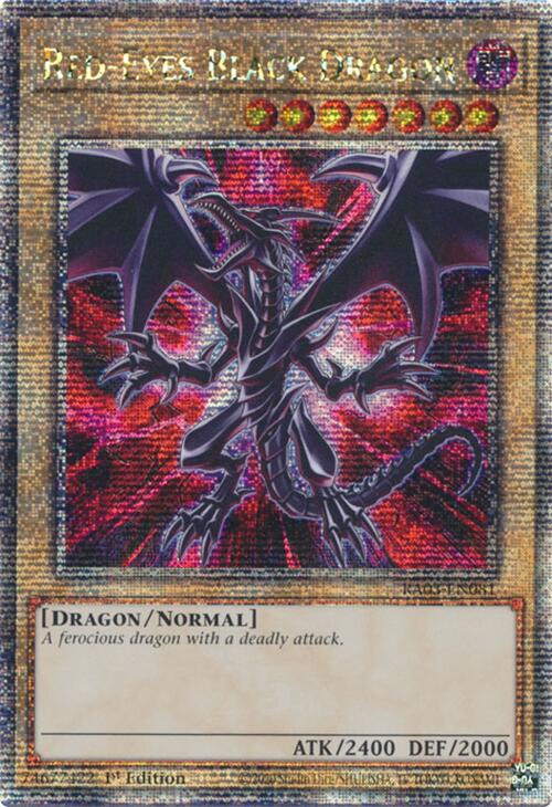 Red-Eyes Black Dragon (Quarter Century Secret Rare) [RA03-EN081] Quarter Century Secret Rare | Exor Games New Glasgow