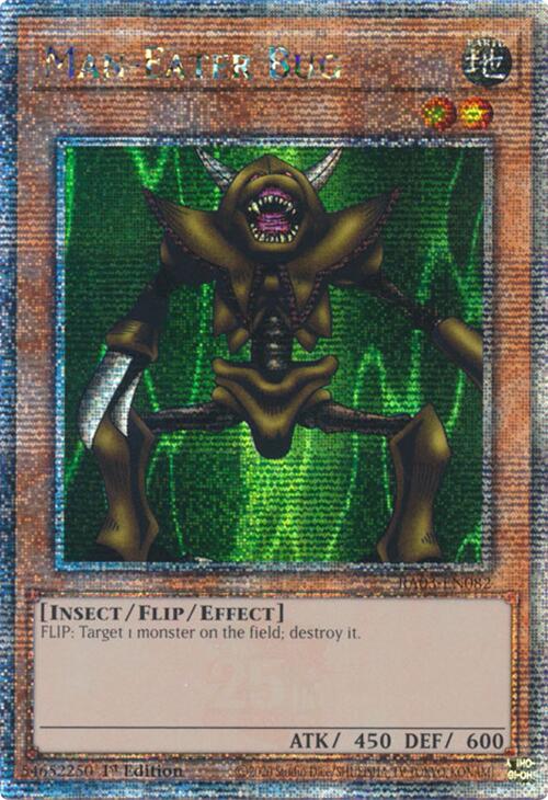 Man-Eater Bug (Quarter Century Secret Rare) [RA03-EN082] Quarter Century Secret Rare | Exor Games New Glasgow