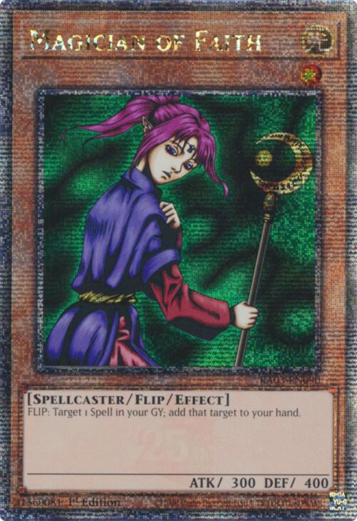 Magician of Faith (Quarter Century Secret Rare) [RA03-EN090] Quarter Century Secret Rare | Exor Games New Glasgow