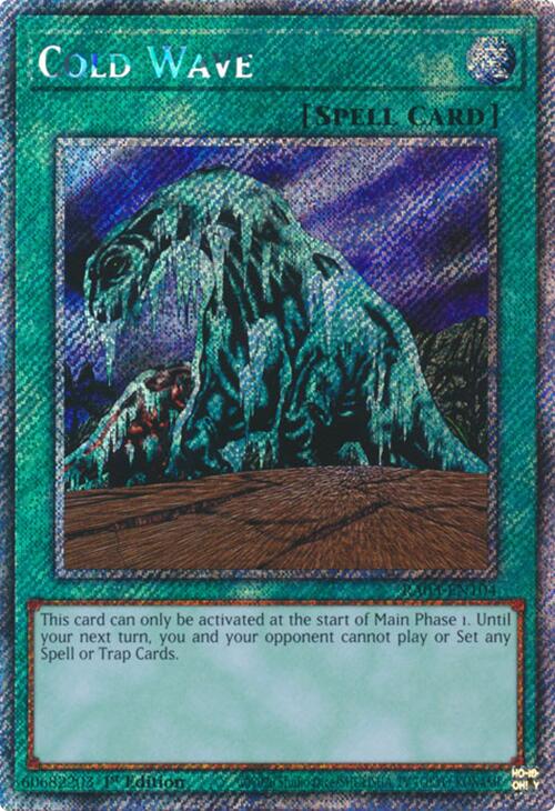 Cold Wave (Platinum Secret Rare) [RA03-EN104] Platinum Secret Rare | Exor Games New Glasgow