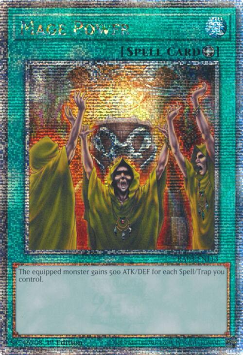 Mage Power (Quarter Century Secret Rare) [RA03-EN113] Quarter Century Secret Rare | Exor Games New Glasgow