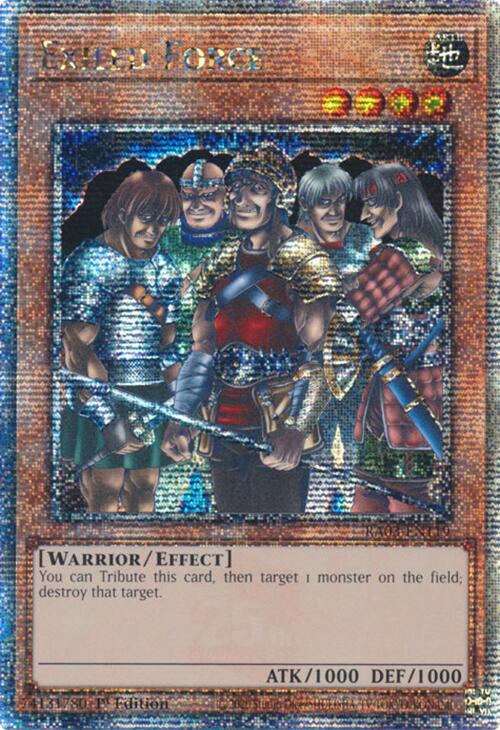 Exiled Force (Quarter Century Secret Rare) [RA03-EN119] Quarter Century Secret Rare | Exor Games New Glasgow