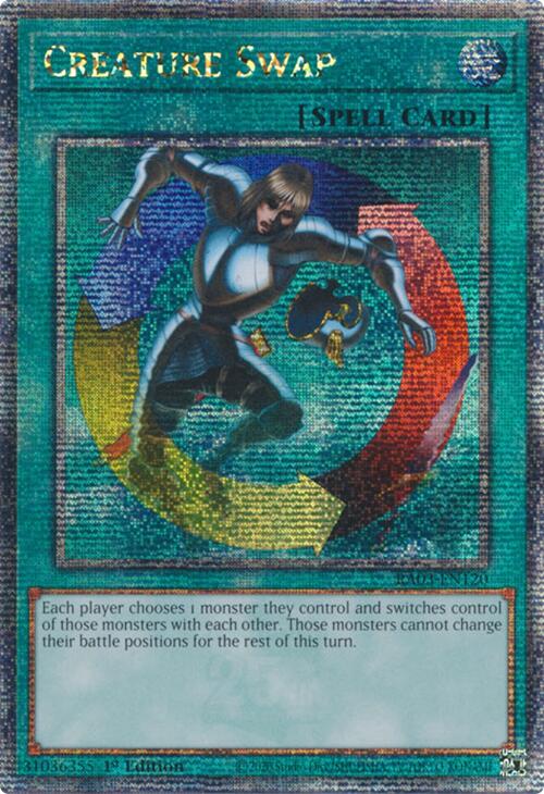 Creature Swap (Quarter Century Secret Rare) [RA03-EN120] Quarter Century Secret Rare | Exor Games New Glasgow