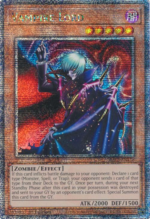 Vampire Lord (Quarter Century Secret Rare) [RA03-EN128] Quarter Century Secret Rare | Exor Games New Glasgow