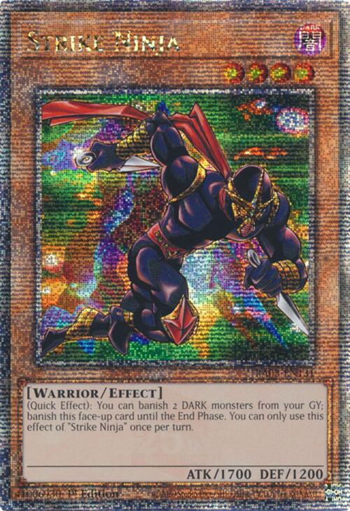 Strike Ninja (Quarter Century Secret Rare) [RA03-EN131] Quarter Century Secret Rare | Exor Games New Glasgow