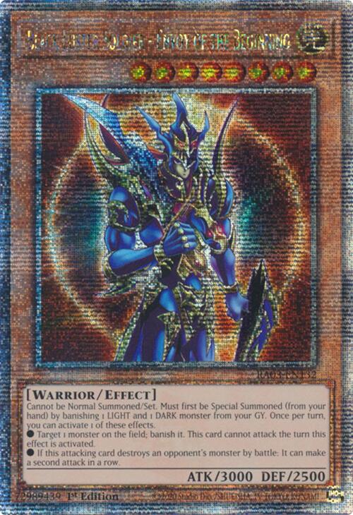 Black Luster Soldier - Envoy of the Beginning (Quarter Century Secret Rare) [RA03-EN132] Quarter Century Secret Rare | Exor Games New Glasgow