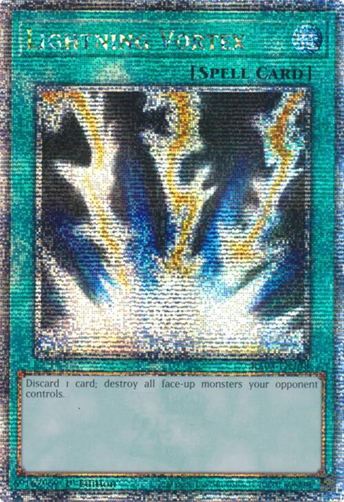 Lightning Vortex (Quarter Century Secret Rare) [RA03-EN148] Quarter Century Secret Rare | Exor Games New Glasgow