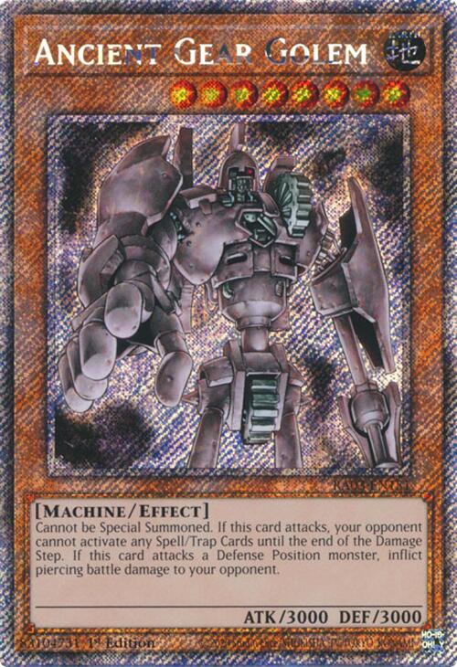 Ancient Gear Golem (Platinum Secret Rare) [RA03-EN151] Platinum Secret Rare | Exor Games New Glasgow