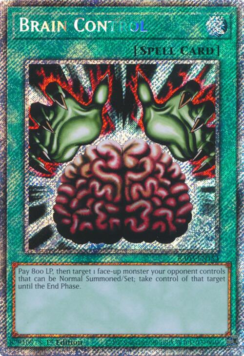 Brain Control (Platinum Secret Rare) [RA03-EN154] Platinum Secret Rare | Exor Games New Glasgow