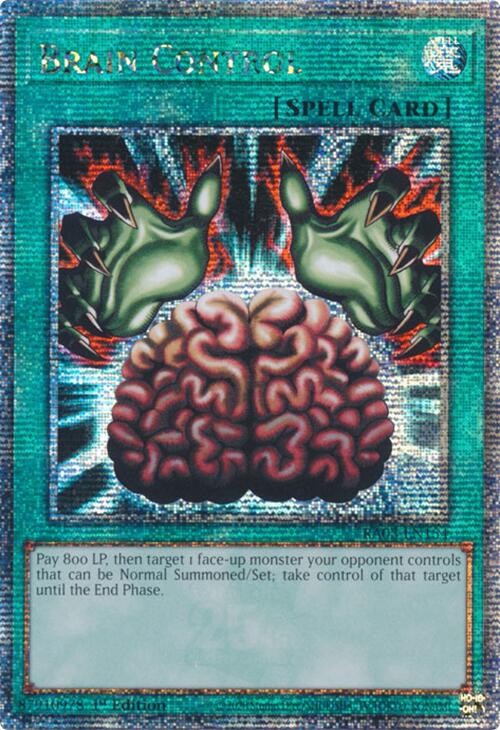 Brain Control (Quarter Century Secret Rare) [RA03-EN154] Quarter Century Secret Rare | Exor Games New Glasgow