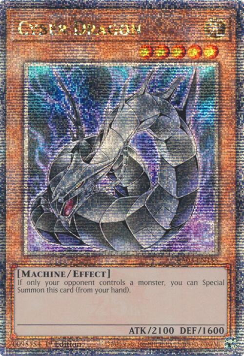 Cyber Dragon (Quarter Century Secret Rare) [RA03-EN155] Quarter Century Secret Rare | Exor Games New Glasgow