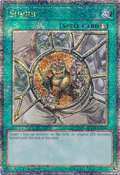 Shrink (Quarter Century Secret Rare) [RA03-EN162] Quarter Century Secret Rare | Exor Games New Glasgow