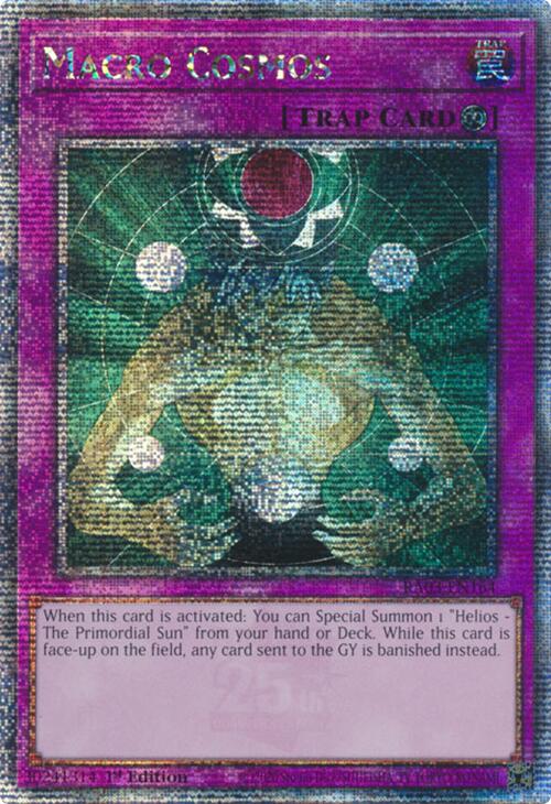 Macro Cosmos (Quarter Century Secret Rare) [RA03-EN164] Quarter Century Secret Rare | Exor Games New Glasgow