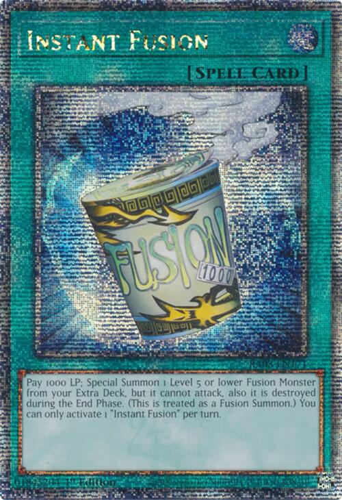 Instant Fusion (Quarter Century Secret Rare) [RA03-EN171] Quarter Century Secret Rare | Exor Games New Glasgow