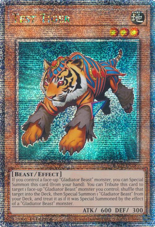 Test Tiger (Quarter Century Secret Rare) [RA03-EN189] Quarter Century Secret Rare | Exor Games New Glasgow