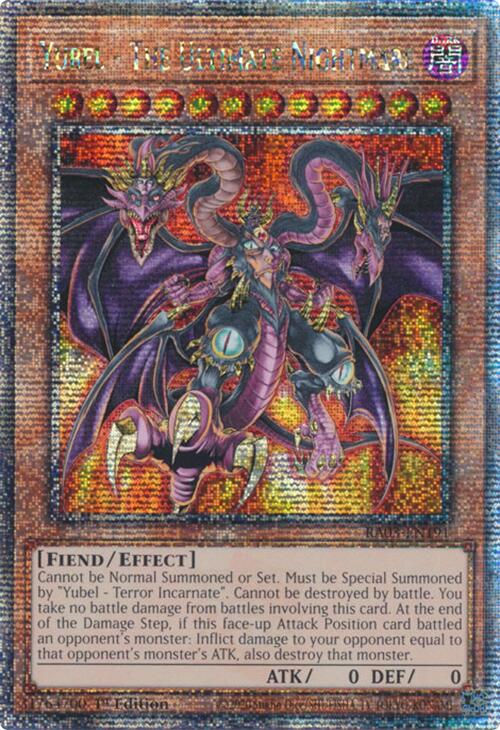 Yubel - The Ultimate Nightmare (Quarter Century Secret Rare) [RA03-EN191] Quarter Century Secret Rare | Exor Games New Glasgow