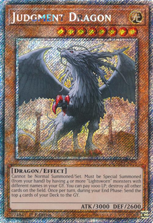 Judgment Dragon (Platinum Secret Rare) [RA03-EN196] Platinum Secret Rare | Exor Games New Glasgow