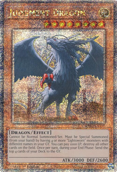 Judgment Dragon (Quarter Century Secret Rare) [RA03-EN196] Quarter Century Secret Rare | Exor Games New Glasgow