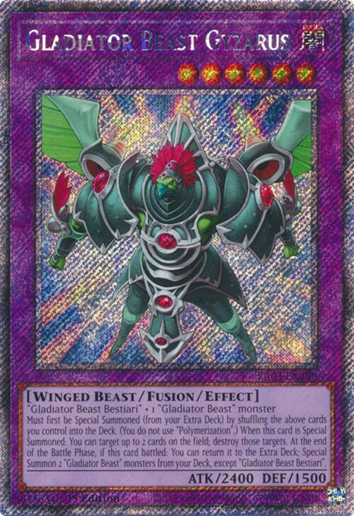 Gladiator Beast Gyzarus (Platinum Secret Rare) [RA03-EN198] Platinum Secret Rare | Exor Games New Glasgow