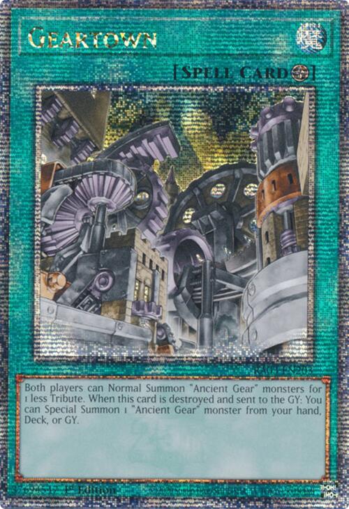 Geartown (Quarter Century Secret Rare) [RA03-EN203] Quarter Century Secret Rare | Exor Games New Glasgow