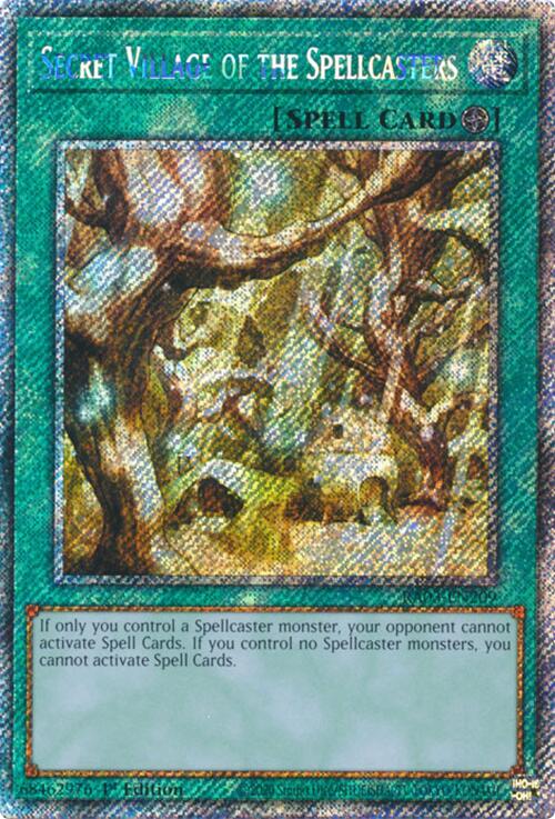 Secret Village of the Spellcasters (Platinum Secret Rare) [RA03-EN209] Platinum Secret Rare | Exor Games New Glasgow