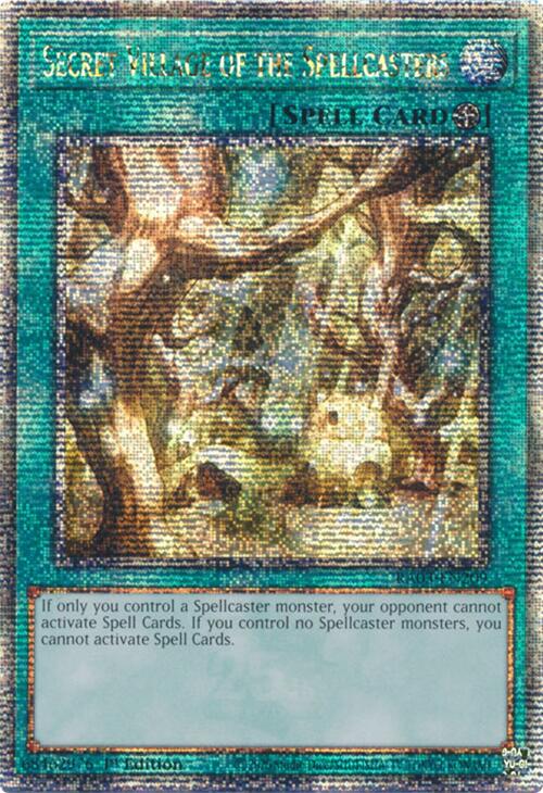 Secret Village of the Spellcasters (Quarter Century Secret Rare) [RA03-EN209] Quarter Century Secret Rare | Exor Games New Glasgow