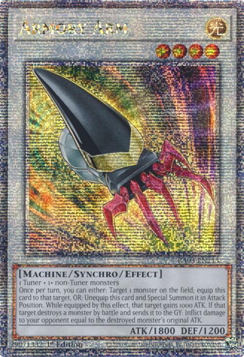 Armory Arm (Quarter Century Secret Rare) [RA03-EN213] Quarter Century Secret Rare | Exor Games New Glasgow