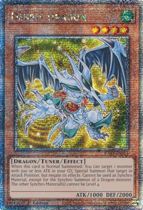 Debris Dragon (Quarter Century Secret Rare) [RA03-EN214] Quarter Century Secret Rare | Exor Games New Glasgow