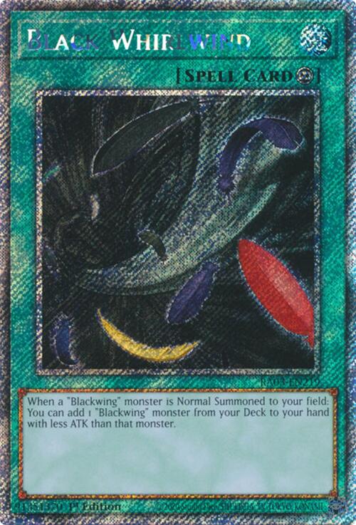 Black Whirlwind (Platinum Secret Rare) [RA03-EN219] Platinum Secret Rare | Exor Games New Glasgow