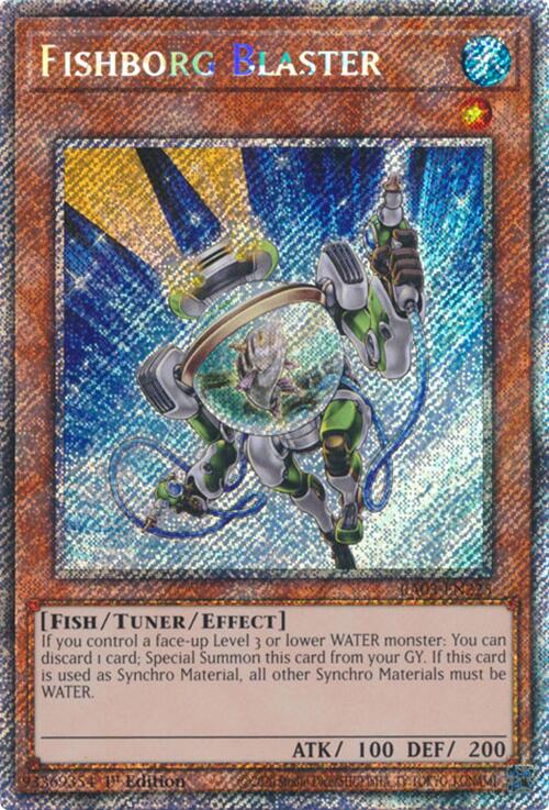 Fishborg Blaster (Platinum Secret Rare) [RA03-EN225] Platinum Secret Rare | Exor Games New Glasgow