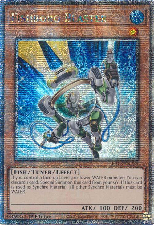 Fishborg Blaster (Quarter Century Secret Rare) [RA03-EN225] Quarter Century Secret Rare | Exor Games New Glasgow