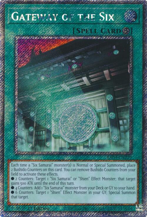 Gateway of the Six (Platinum Secret Rare) [RA03-EN229] Platinum Secret Rare | Exor Games New Glasgow