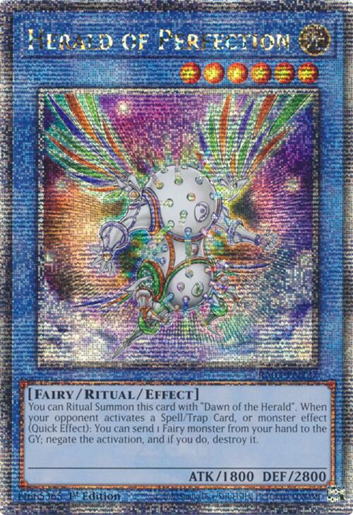 Herald of Perfection (Quarter Century Secret Rare) [RA03-EN237] Quarter Century Secret Rare | Exor Games New Glasgow