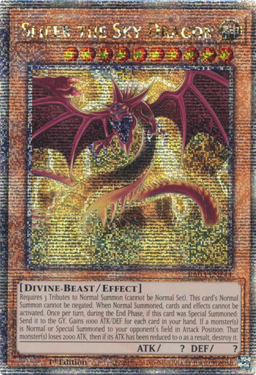 Slifer the Sky Dragon (Quarter Century Secret Rare) [RA03-EN244] Quarter Century Secret Rare | Exor Games New Glasgow