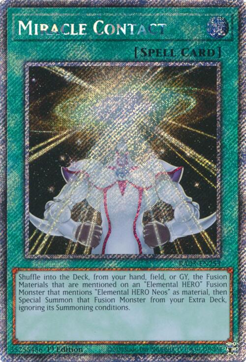 Miracle Contact (Platinum Secret Rare) [RA03-EN253] Platinum Secret Rare | Exor Games New Glasgow