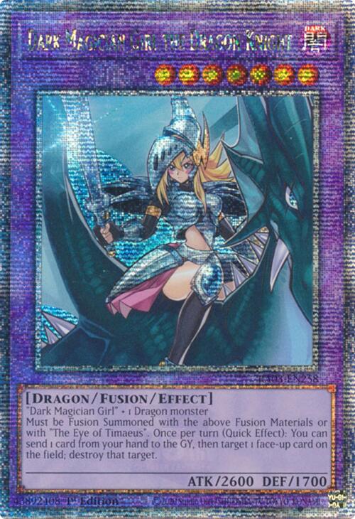 Dark Magician Girl the Dragon Knight (Quarter Century Secret Rare) [RA03-EN258] Quarter Century Secret Rare | Exor Games New Glasgow