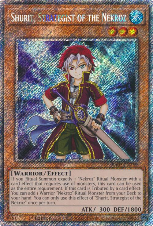 Shurit, Strategist of the Nekroz (Platinum Secret Rare) [RA03-EN259] Platinum Secret Rare | Exor Games New Glasgow