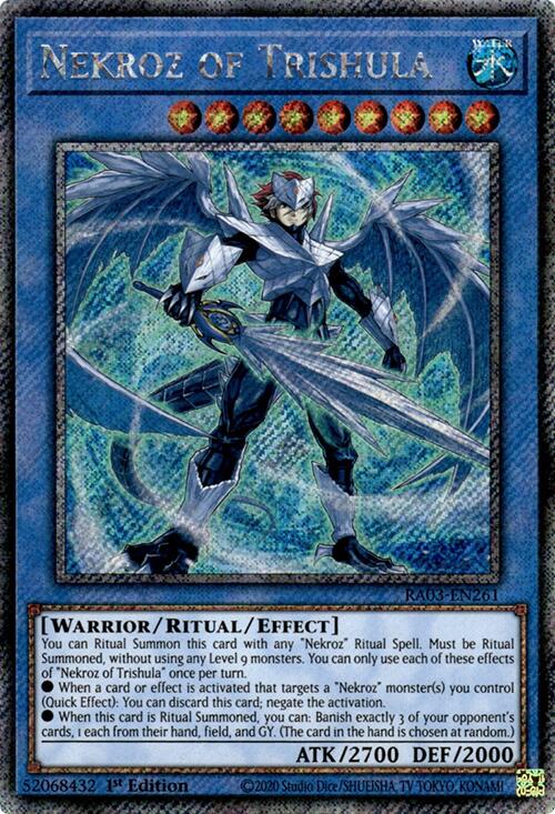 Nekroz of Trishula (Platinum Secret Rare) [RA03-EN261] Platinum Secret Rare | Exor Games New Glasgow