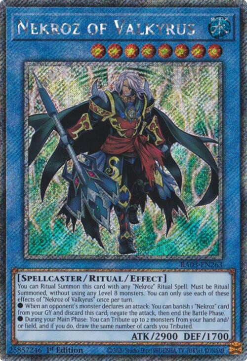 Nekroz of Valkyrus (Platinum Secret Rare) [RA03-EN263] Platinum Secret Rare | Exor Games New Glasgow