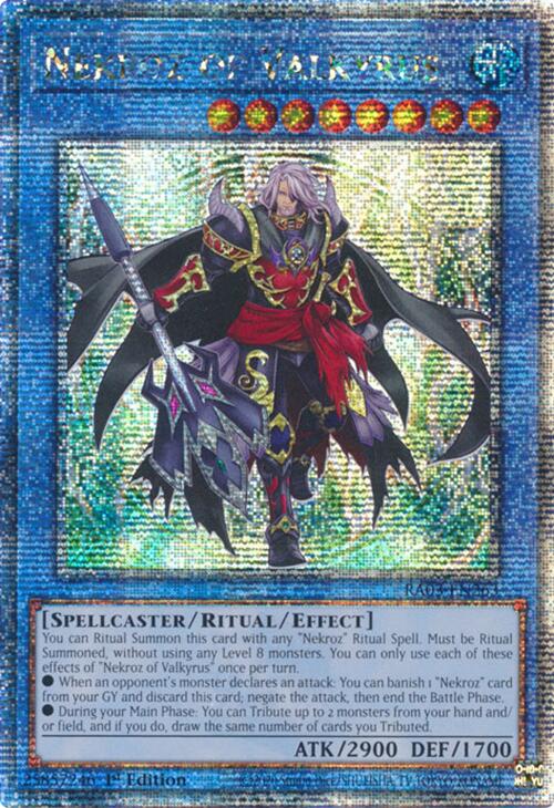 Nekroz of Valkyrus (Quarter Century Secret Rare) [RA03-EN263] Quarter Century Secret Rare | Exor Games New Glasgow