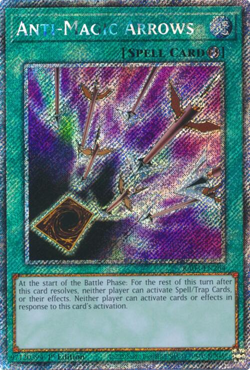 Anti-Magic Arrows (Platinum Secret Rare) [RA03-EN264] Platinum Secret Rare | Exor Games New Glasgow