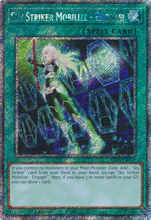 Sky Striker Mobilize - Engage! (Platinum Secret Rare) [RA03-EN269] Platinum Secret Rare | Exor Games New Glasgow