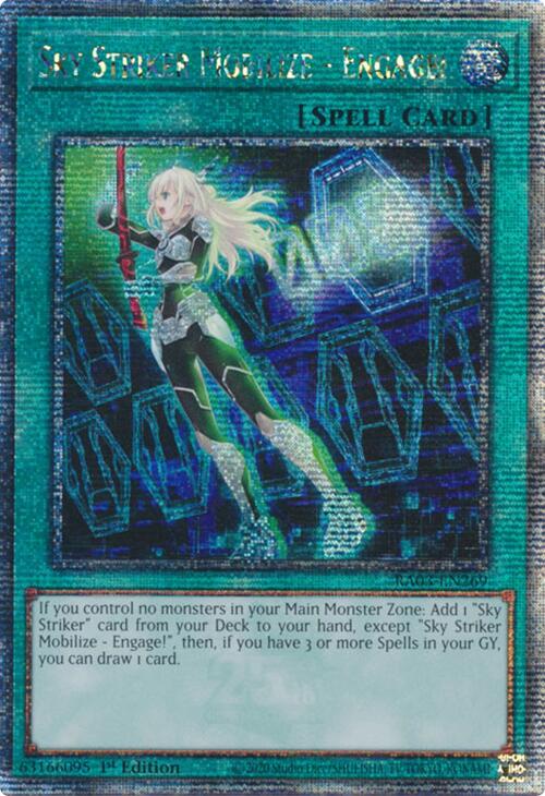 Sky Striker Mobilize - Engage! (Quarter Century Secret Rare) [RA03-EN269] Quarter Century Secret Rare | Exor Games New Glasgow