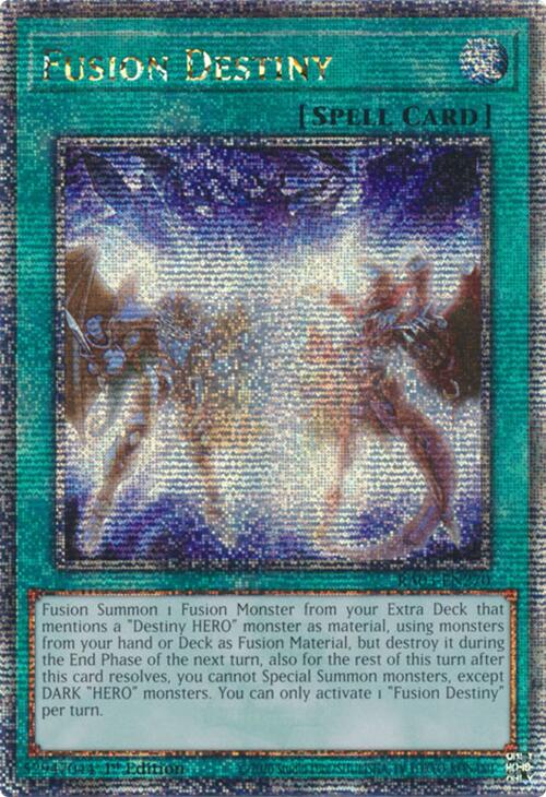 Fusion Destiny (Quarter Century Secret Rare) [RA03-EN270] Quarter Century Secret Rare | Exor Games New Glasgow