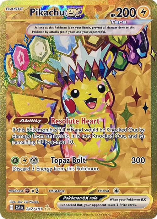 Pikachu ex (247/191) [Scarlet & Violet: Surging Sparks] | Exor Games New Glasgow