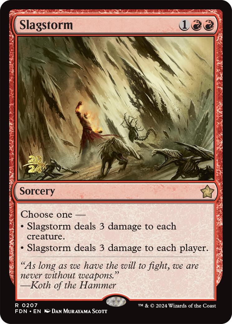 Slagstorm [Foundations Prerelease Promos] | Exor Games New Glasgow