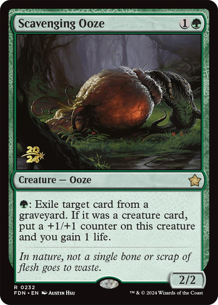 Scavenging Ooze [Foundations Prerelease Promos] | Exor Games New Glasgow