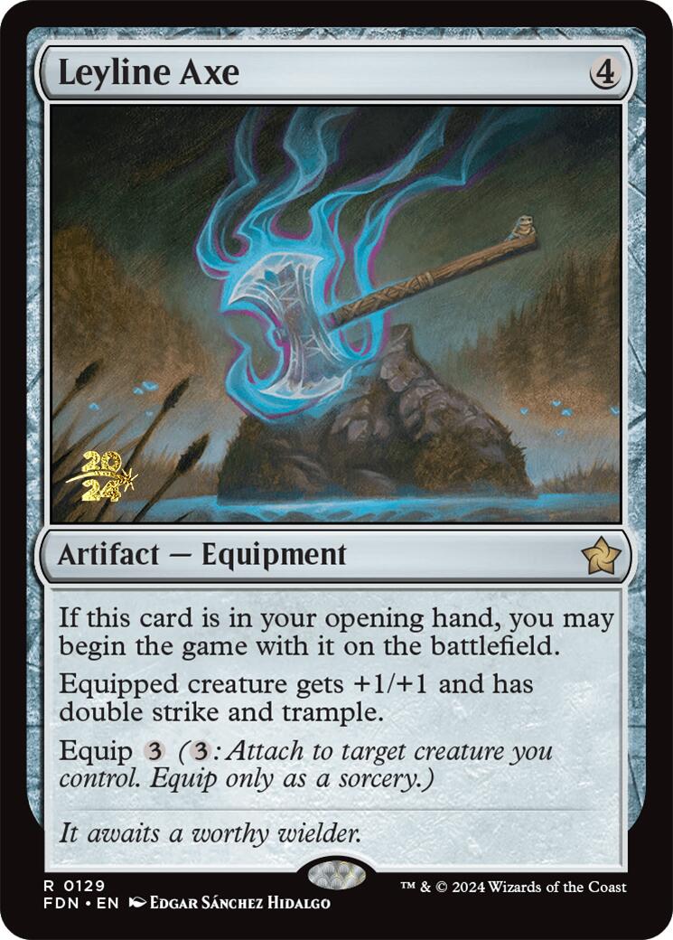 Leyline Axe [Foundations Prerelease Promos] | Exor Games New Glasgow